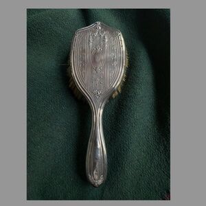 Antique Sterling Silver Hair Brush